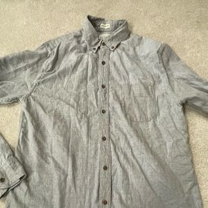 NWOT J crew slim untucked gray shirt
